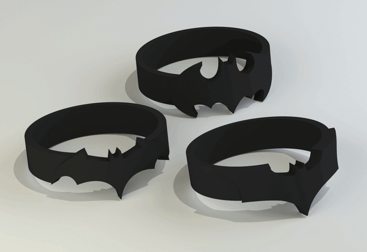 Image of Batman 3D Logos & Symbols: Rings