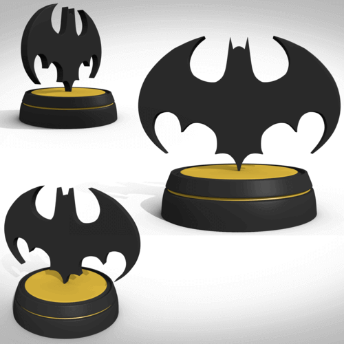 Image of Batman 3D Logos & Symbols: 1989 Standing Symbol