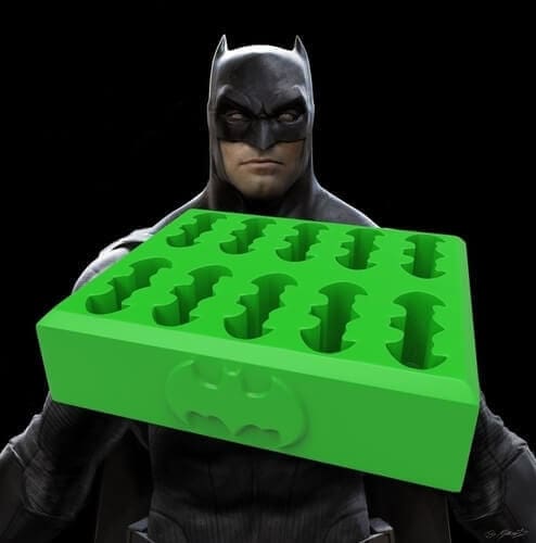 Image of Batman 3D Logos & Symbols: Ice Cube Tray