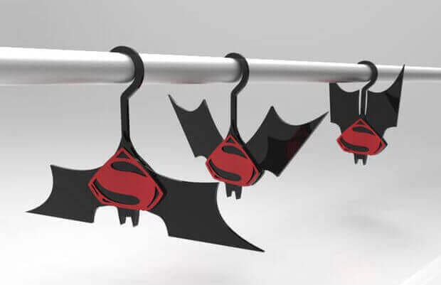 Image of Batman 3D Logos & Symbols: Batman vs. Superman Clothes Hanger