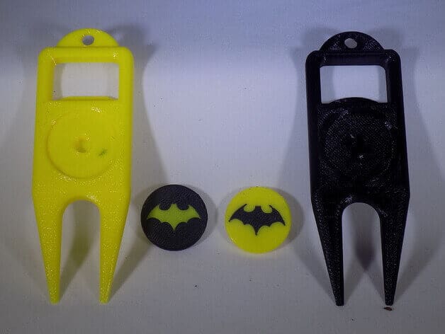 Image of Batman 3D Logos & Symbols: Golf Ball Marker & Divot Tool