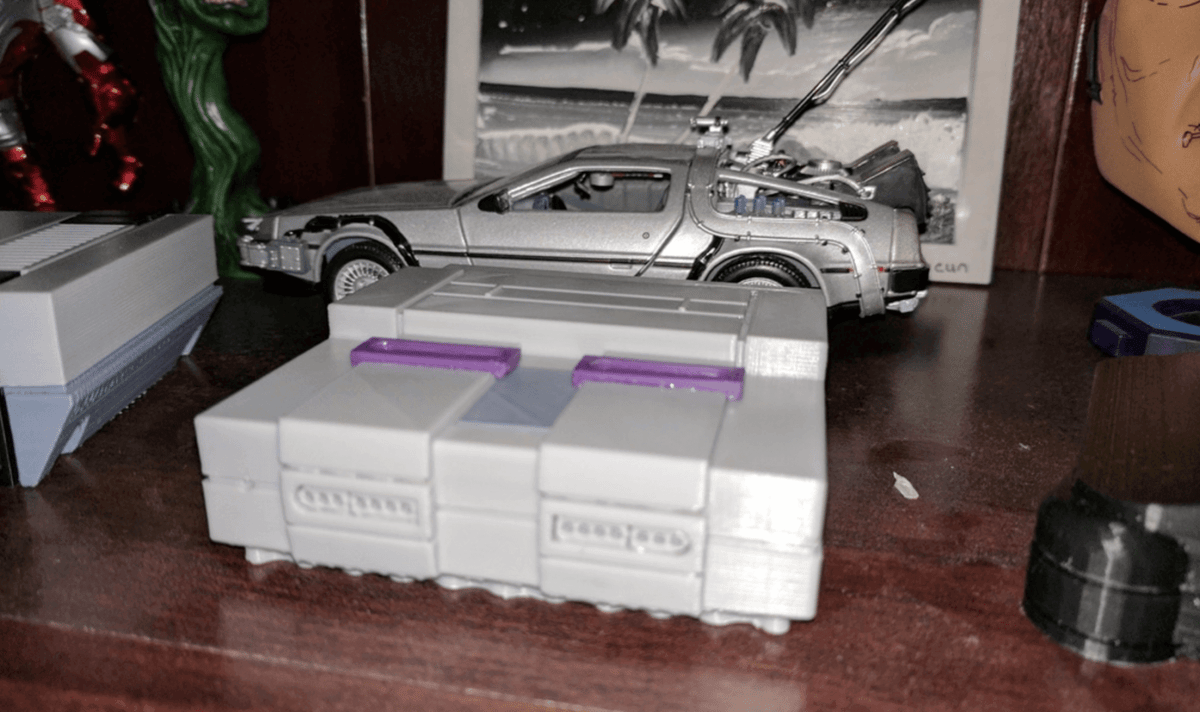 Image of DIY Raspberry Pi SNES Case: Pi Zero SNES
