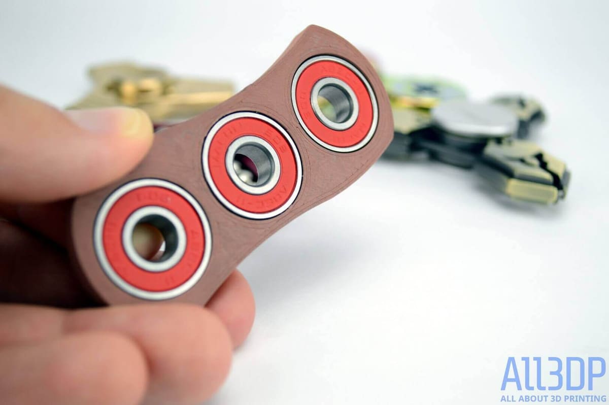 Image of Best Metal Fidget Spinner: Dual Wave Spinner