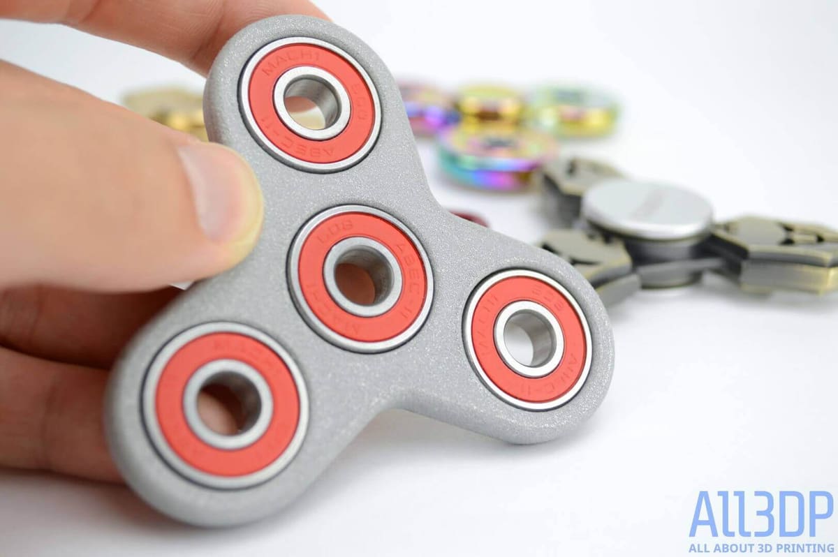 Image of Best Metal Fidget Spinner: Laser Sintered Alumide