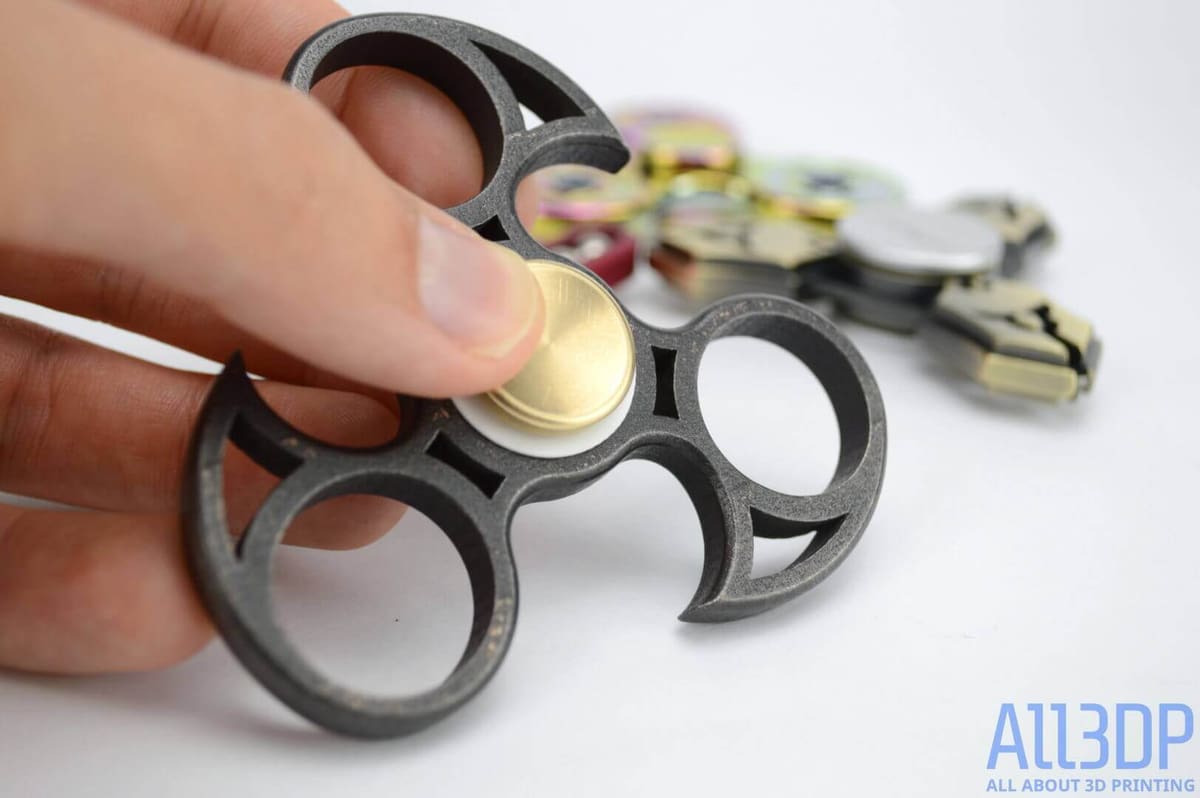 Image of Best Metal Fidget Spinner: Fidget Tri Spinner
