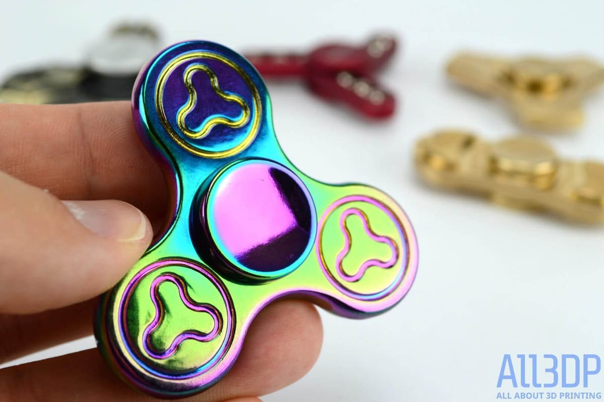 Image of Best Metal Fidget Spinner: Hompie Tri-Spinner