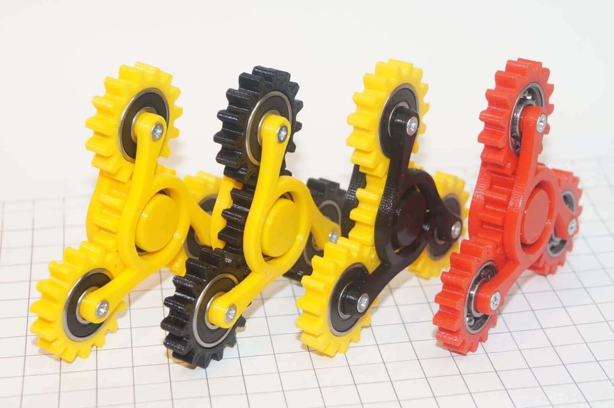 Image of Best Fidget Spinner Toys to Buy or DIY: Hand Spinner Four Gears