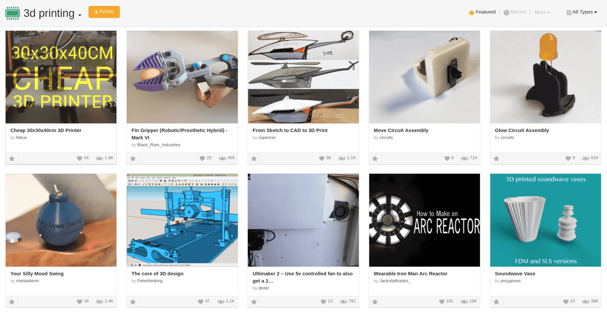 Image of Free STL Files for 3D Printing: Instructables