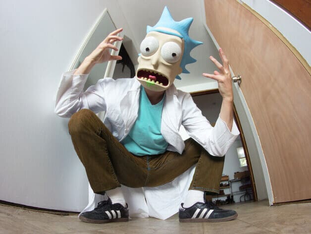 Image of Rick and Morty Toys, Figures & Collectibles to 3D Print: Rick Sanchez Mask