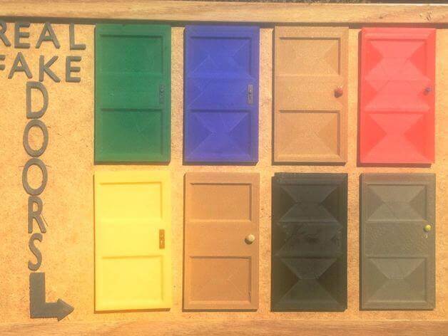Image of Rick and Morty Toys, Figures & Collectibles to 3D Print: REAL FAKE DOORS