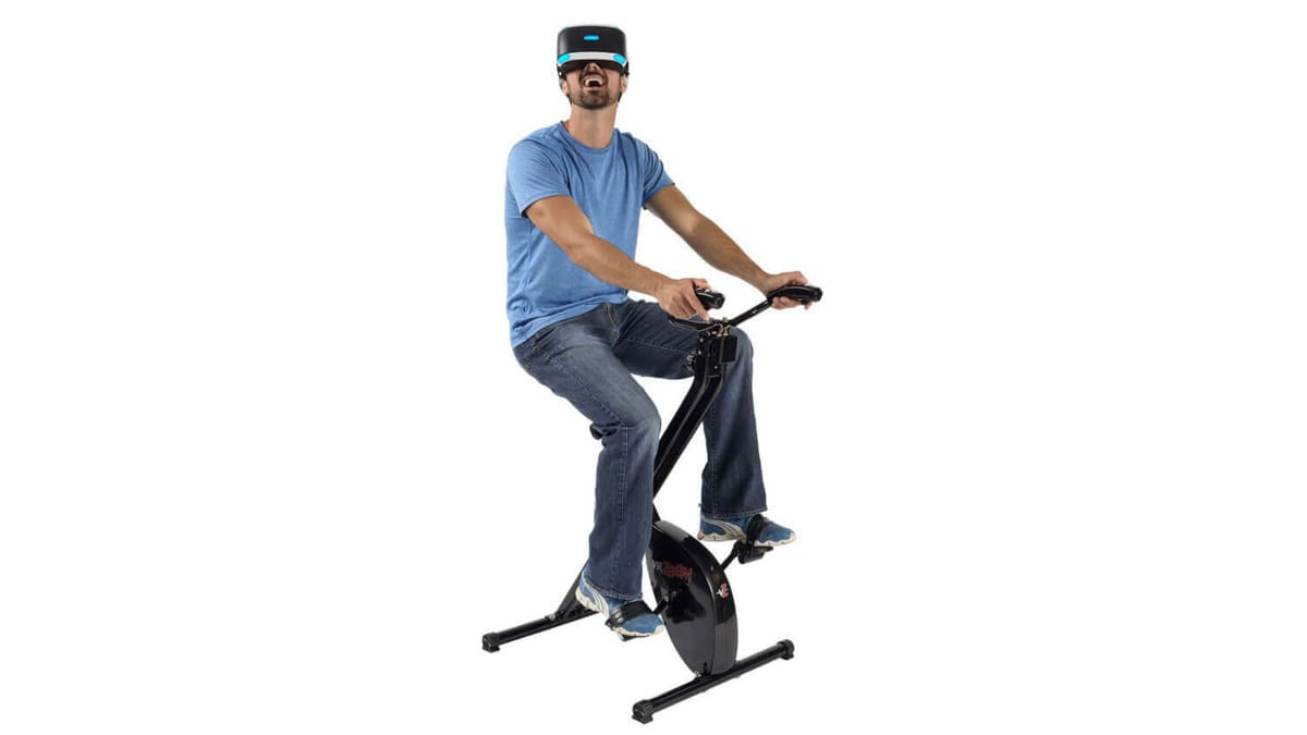 Image of PSVR Stands & Accessories to Buy or DIY: VirZOOM Virtual Reality Exercise Bike and Games