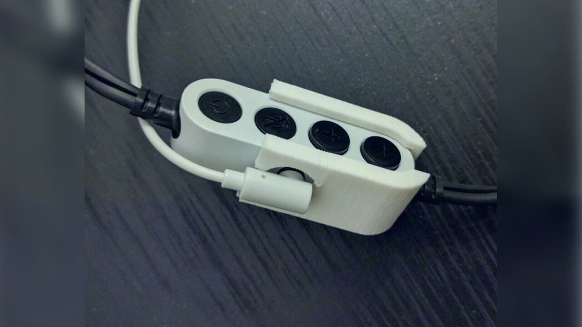 Image of PSVR Stands & Accessories to Buy or DIY: PSVR Inline Remote Clip