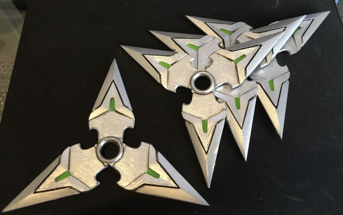 Image of Overwatch 3D Models to 3D Print: Genji's Shuriken