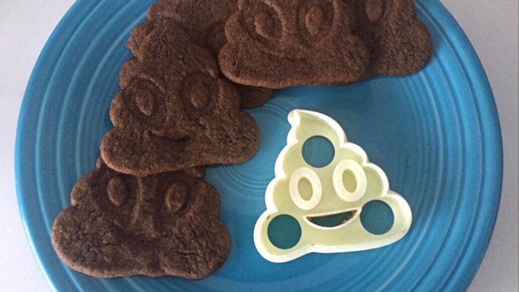 Image of Quirky Emoji 3D Printable Toys and Figures: Poop Emoji Cookie Cutter