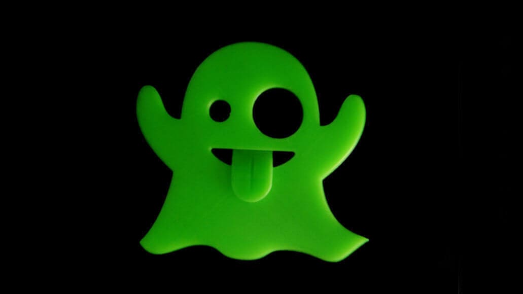 Image of Quirky Emoji 3D Printable Toys and Figures: Ghost Emoji