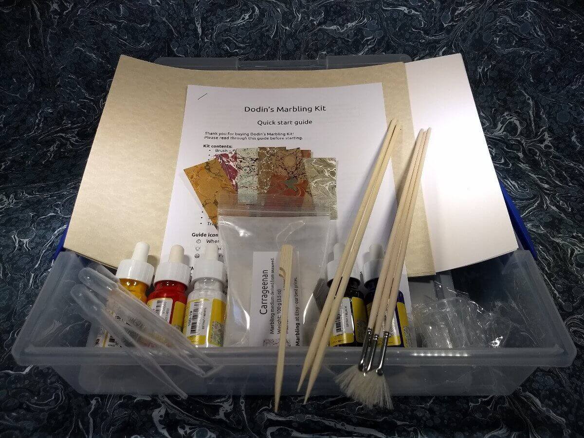 Image of Best Hydro Dipping / Hydrographics Kits on Amazon: Dodin's Marbling Starter Kit