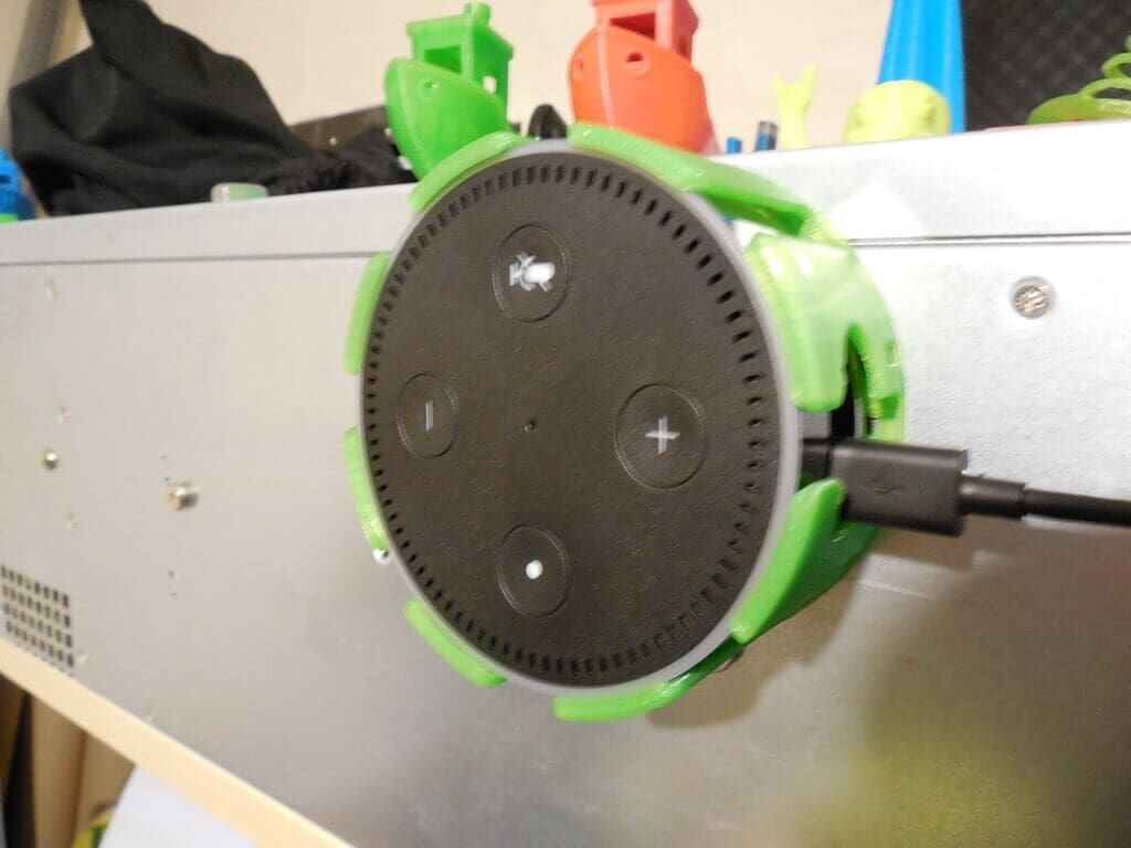 Image of The Best Echo Dot Accessories to 3D Print: Skeleton Mount