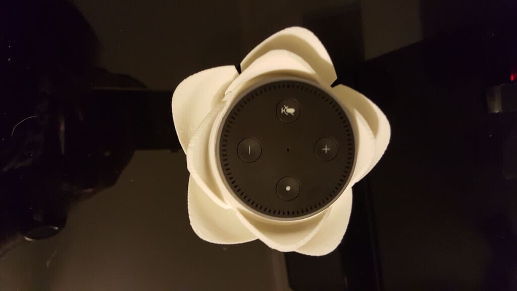 Image of The Best Echo Dot Accessories to 3D Print: Flower Holder