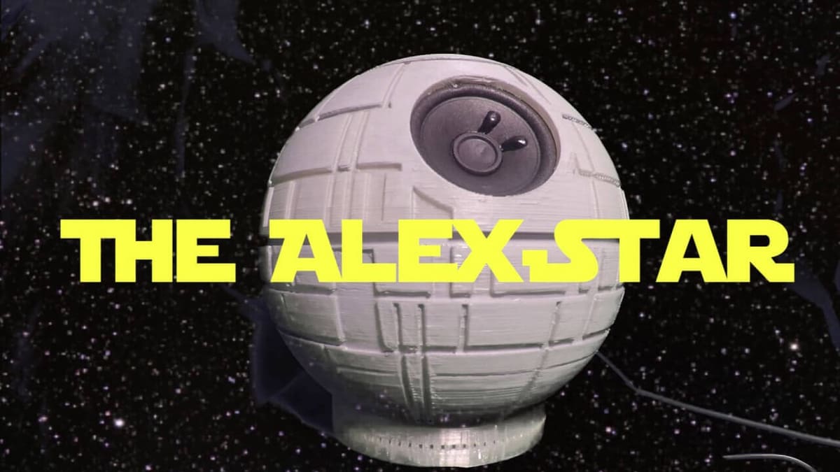 Image of The Best Echo Dot Accessories to 3D Print: Alex-Star