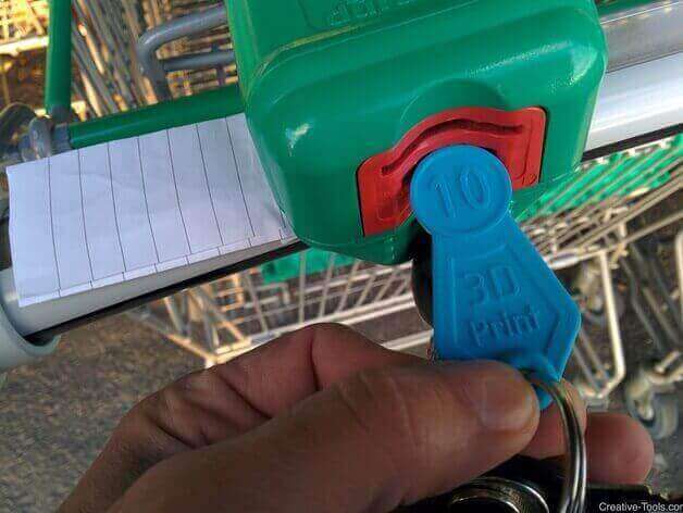 Image of 10 Things Worth Printing with a 3D Printing Service: Shopping Cart Token