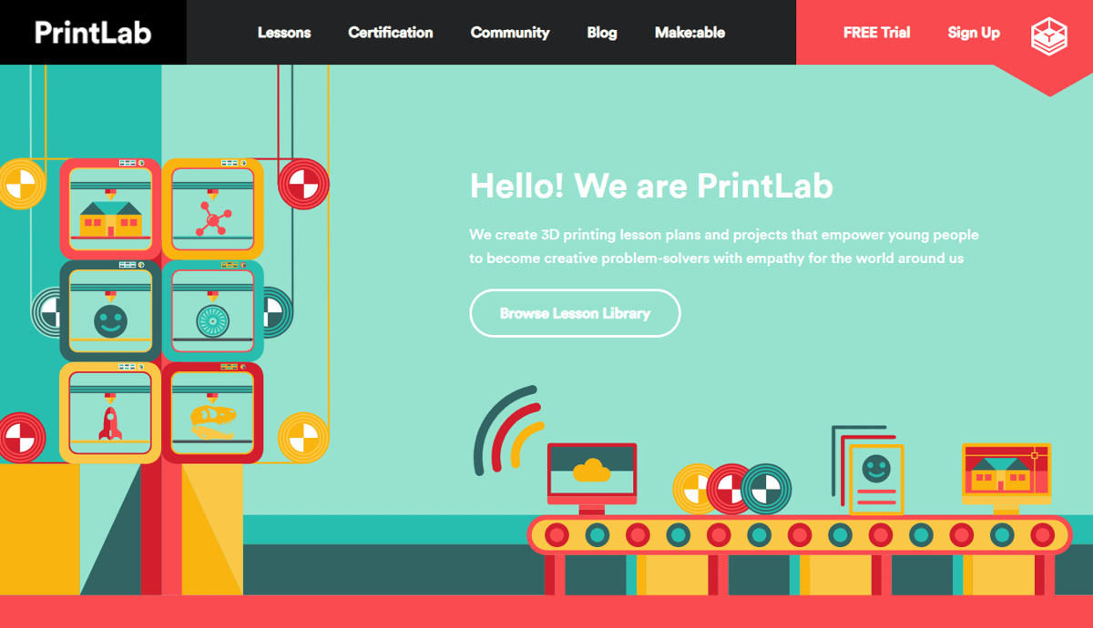 Image of Teacher's Guide to 3D Printing Curriculum: PrintLab