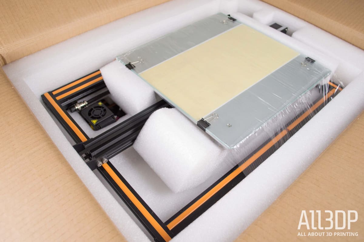 Bild von Creality CR-10 3D-Drucker-Test: Verpackung und Montage