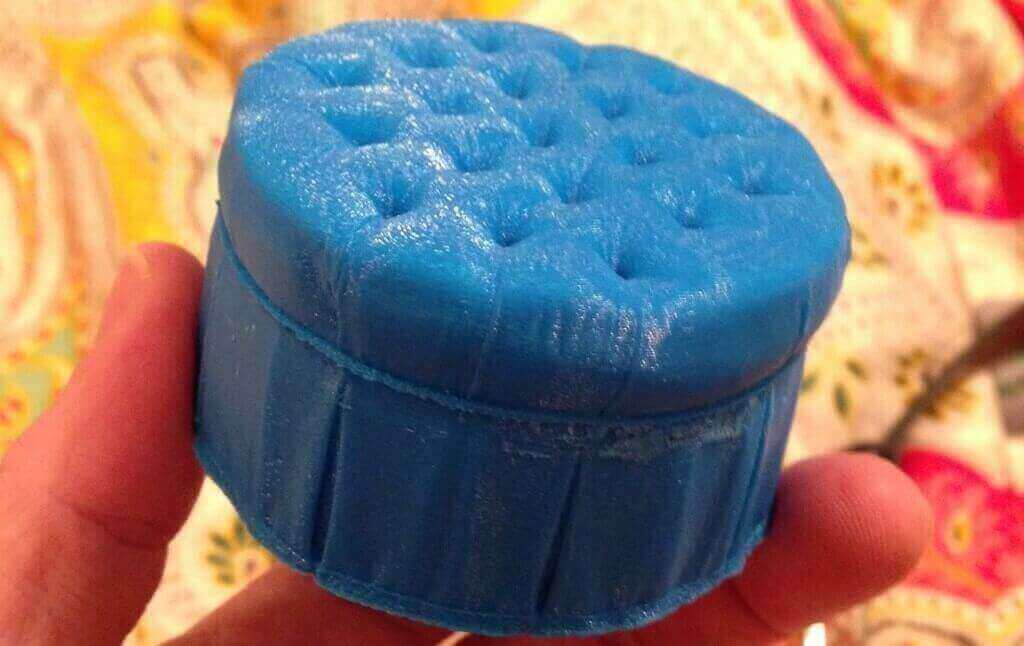Image of DIY Barbie Accessories: Round Dimpled Ottoman