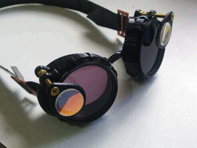 Image of Steampunk Props to DIY: Steampunk Goggles With 52mm Photographic Filters