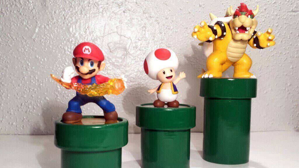 Image of Super Mario Accessories: Amiibo Warp Pipe Holder