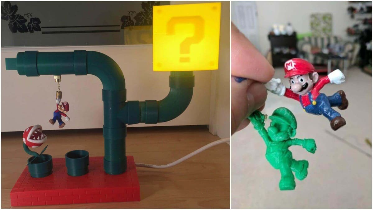 Image of Super Mario Accessories: Mario-Themed Desk Lamp