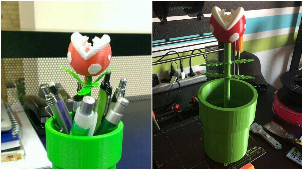 Image of Super Mario Accessories: Piranha Plant Pencil Holder