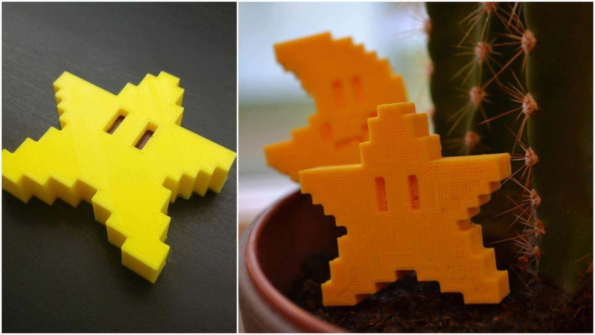 Image of Super Mario Accessories: Super Star and 3-Up Moon
