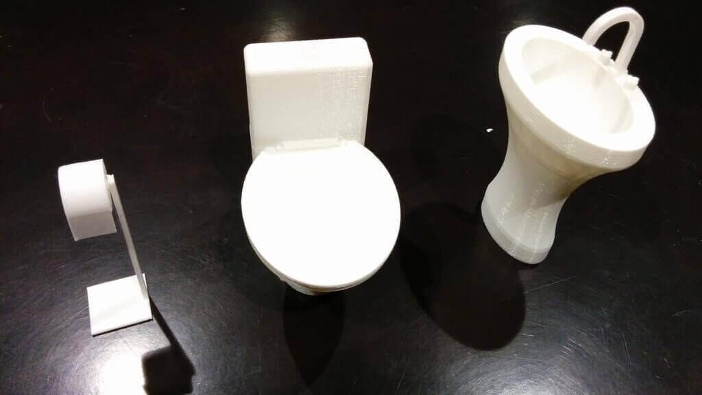 Image of DIY Barbie Accessories: Bathroom Set