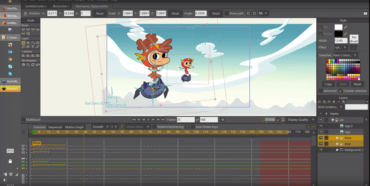 Foto de Softwares de animação 3D/2D: Moho