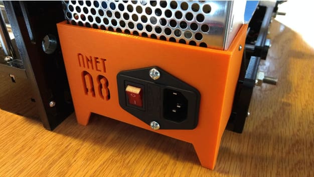Imagen de Mejoras Anet A8: upgrades esenciales: Interruptor y carcasa para la fuente de alimentación
