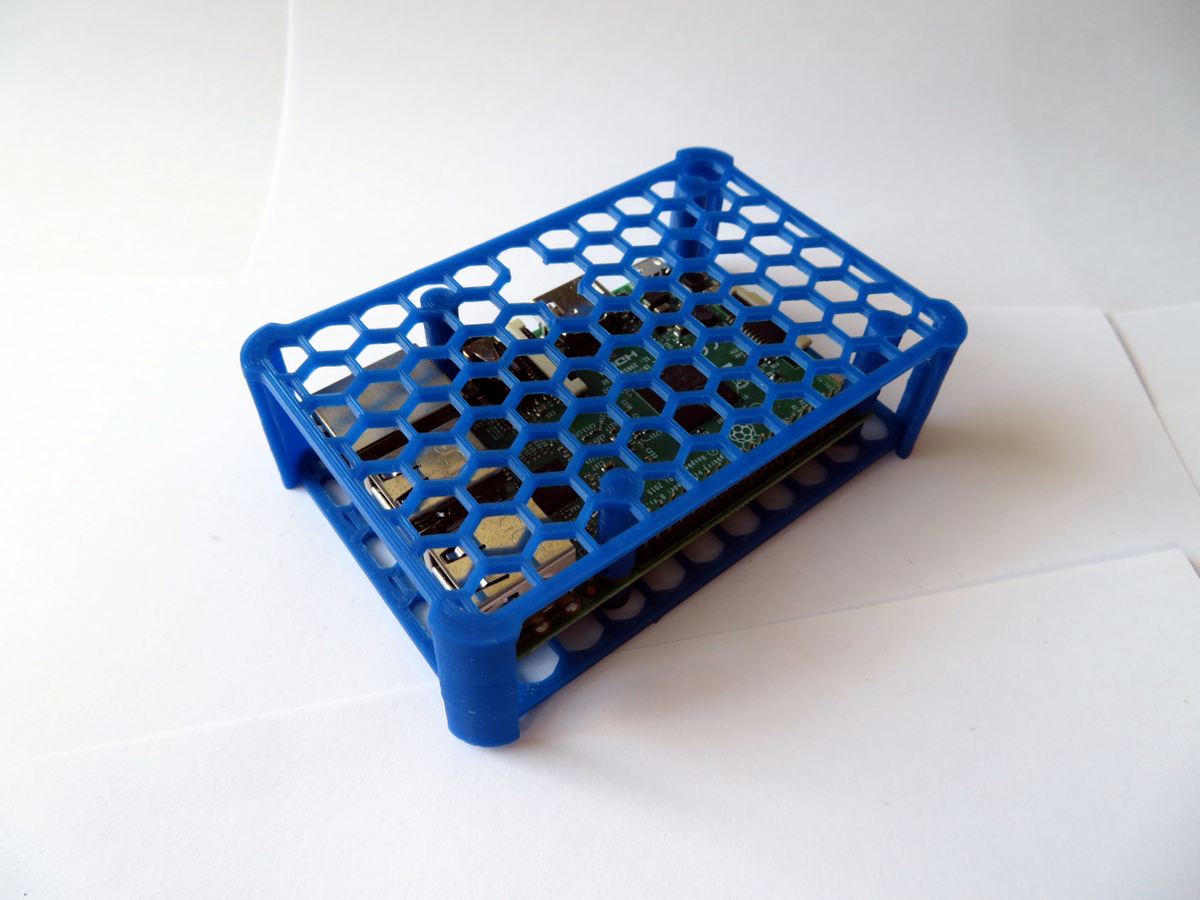 Imagen de Carcasa Raspberry Pi 3 personalizada para imprimir en 3D: Carcasa Raspberry Pi rápida