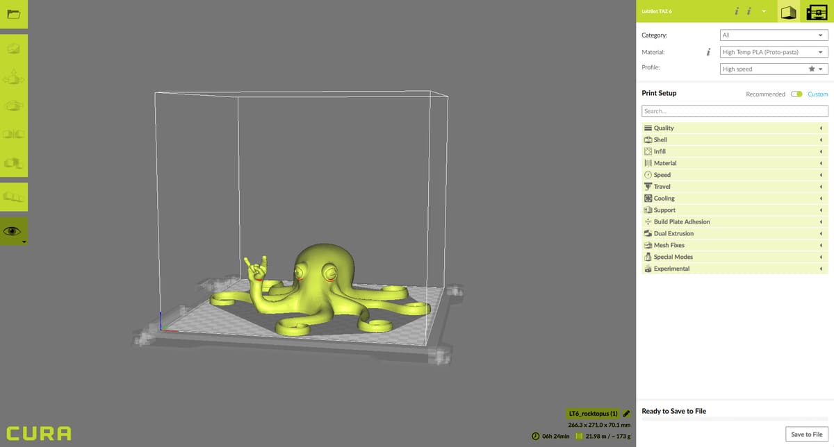 Image of Lulzbot TAZ 6 Review: Software