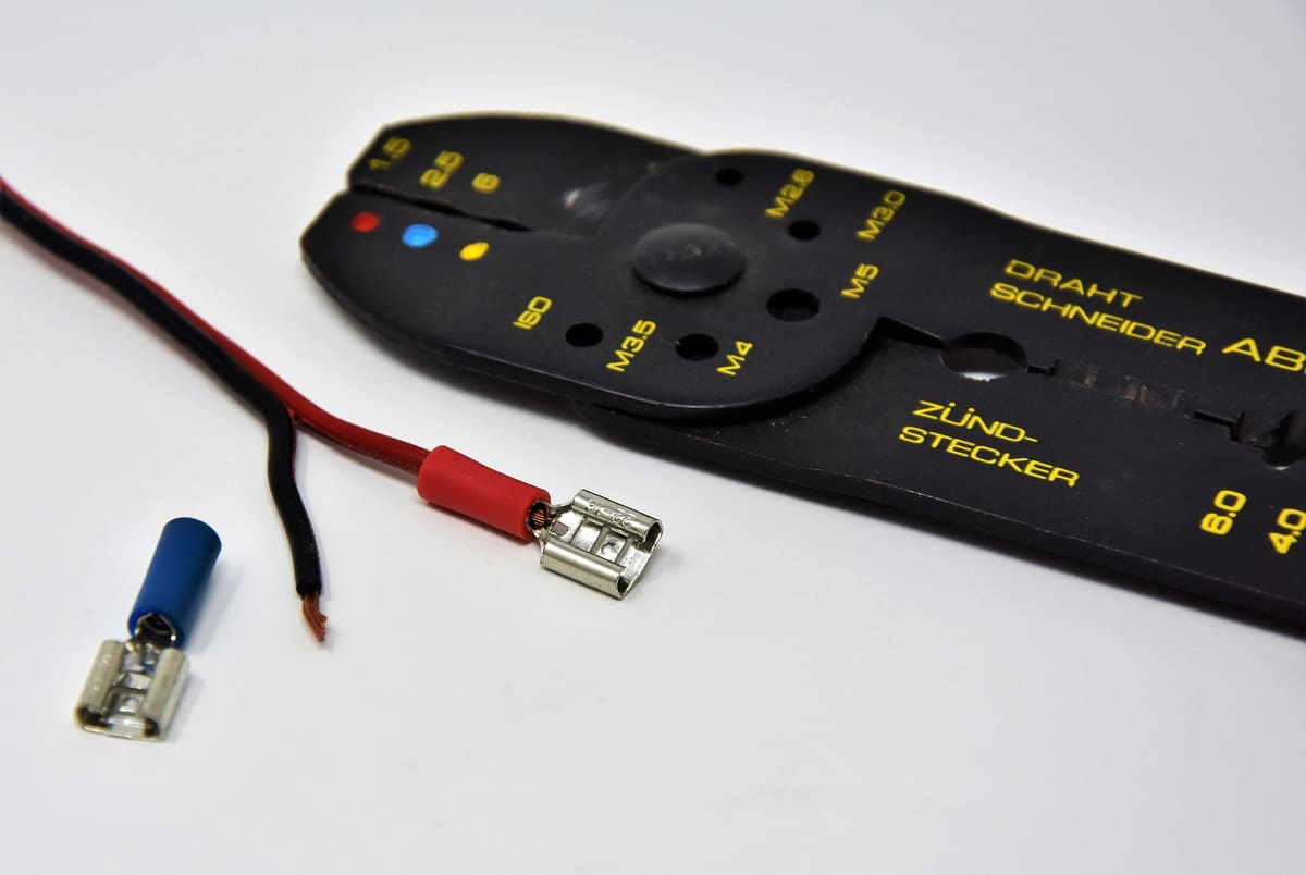 Crimping wires reduced the risk of a short circuit
