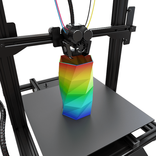 Image of M3D Crane Quad 3D Printer: Review the Facts: What Special about This Printer?