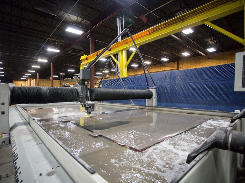 A larger industrial waterjet