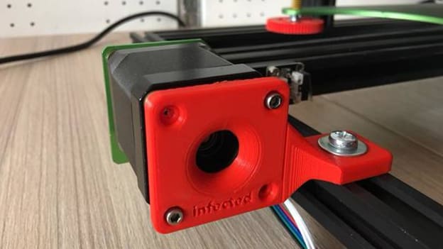 Image of Tevo Tornado Upgrades and Mods: Y-Axis Motor Brace