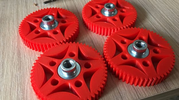 Image of Tevo Tornado Upgrades and Mods: Bed Carriage Thumbscrews
