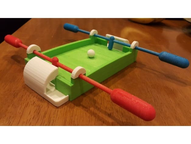 Photo de Modèles 3D pour la Coupe du Monde: Mini baby-foot