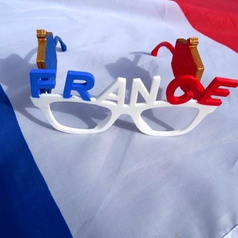 Photo de Modèles 3D pour la Coupe du Monde: Bonus : les lunettes de supporter