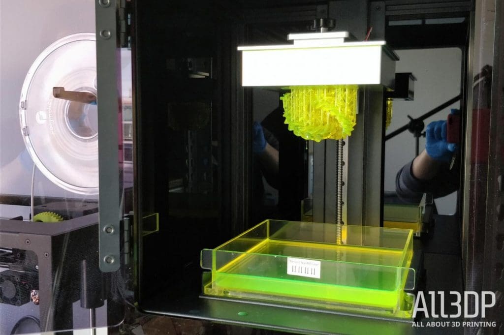 An inverted SLA printer: the Peopoly Moai
