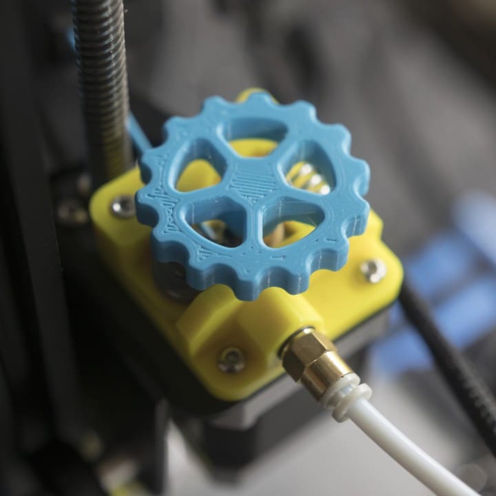 Image of Best Anycubic i3 Mega Upgrades / Mods: Manual Filament Feeder Knob