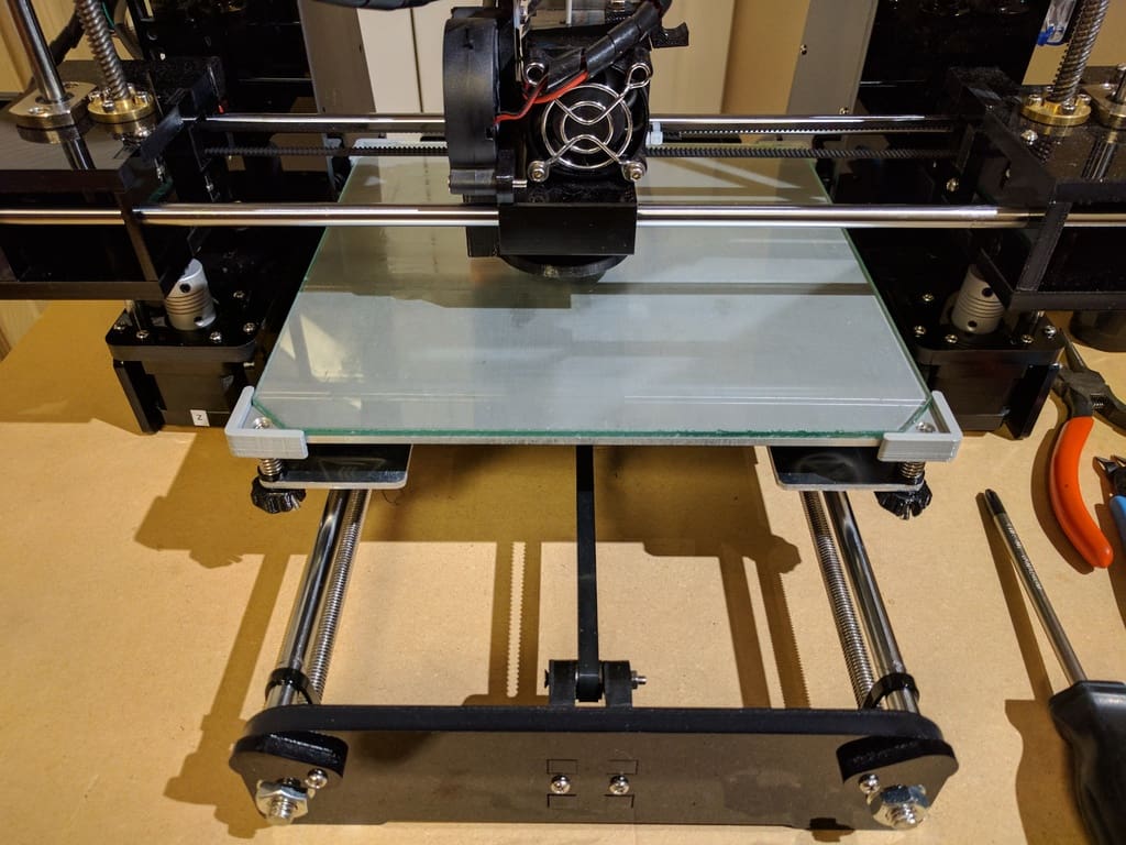 Image of Anet A6 Upgrades and Mods: Glass Bed Corner Holders