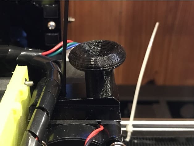 Image of Anet A6 Upgrades and Mods: Extruder Button