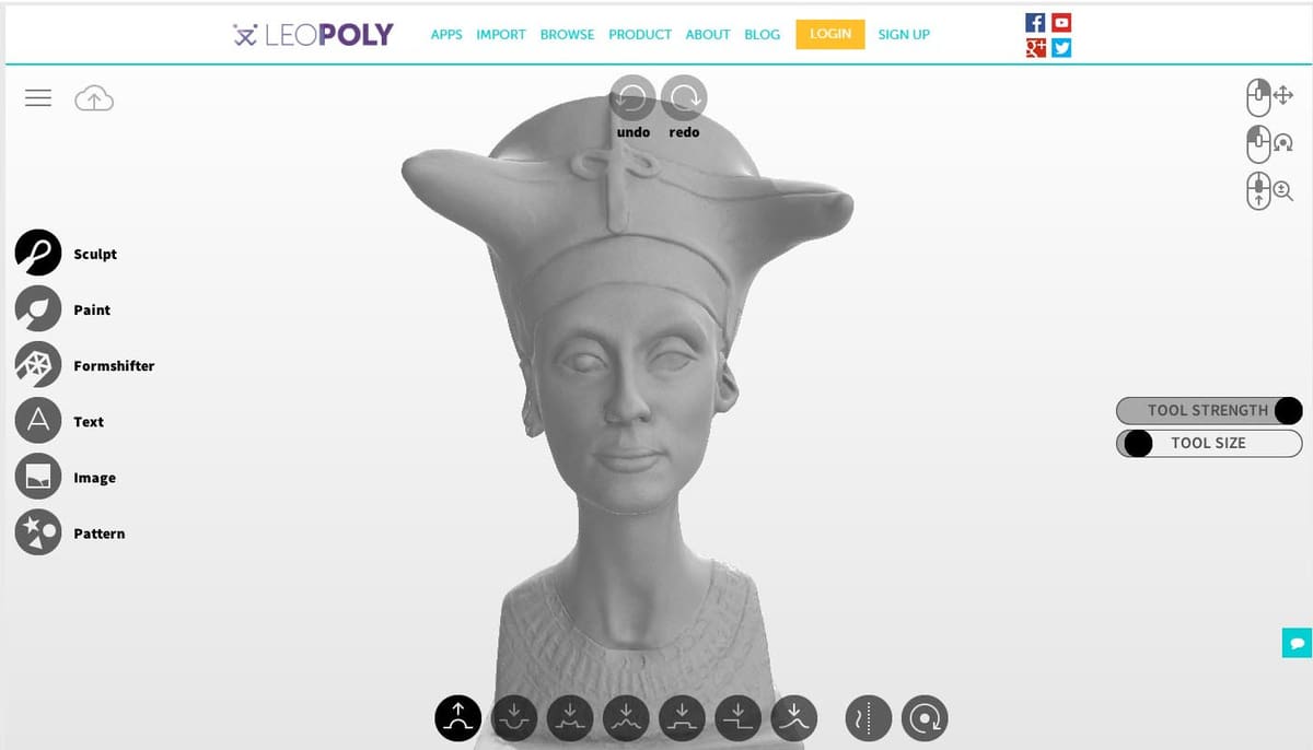 Foto de Modelador 3D / programa 3D gratuito para iniciantes: Leopoly