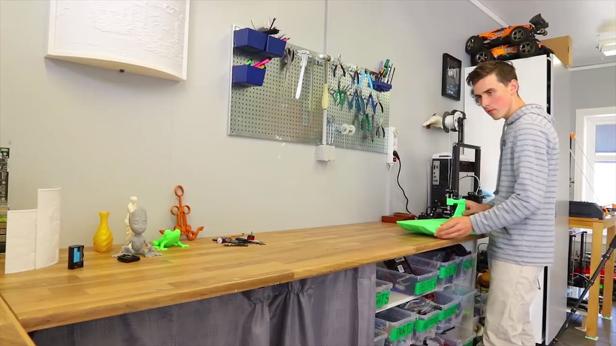 3D Printed RC Airboat
